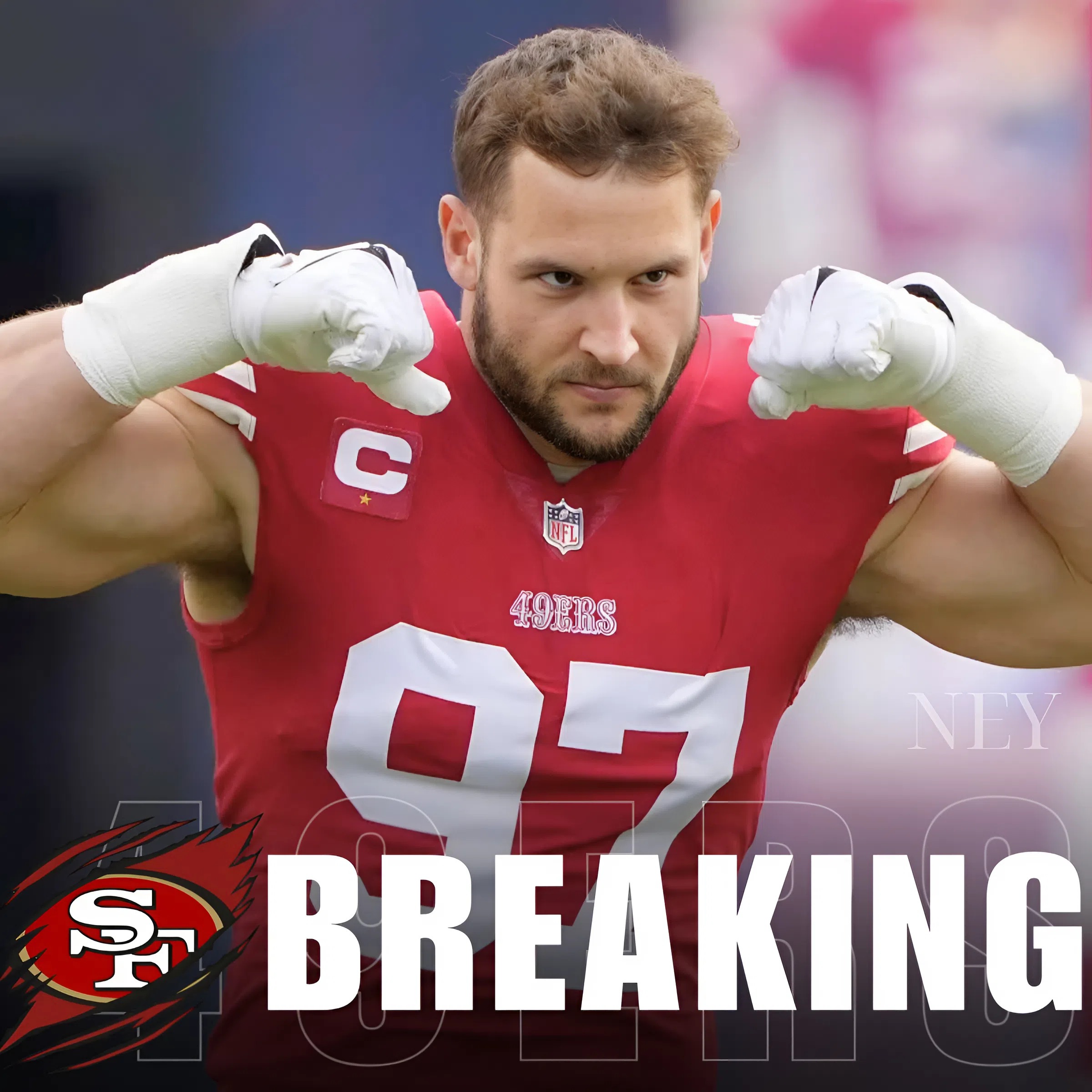 HOT NEWS: “No Quarter Given”: Nick Bosa Rises, and the NFL Starts to Fear. With a steel-cold glare and bone-crushing power, the San Francisco 49ers defensive end thundered from Levi’s Stadium with a ruthless vow: “I will be the nightmare that haunts every quarterback who dares to face the 49ers.” And if this is just the start, the NFL is in for pure terror. After that... - ney