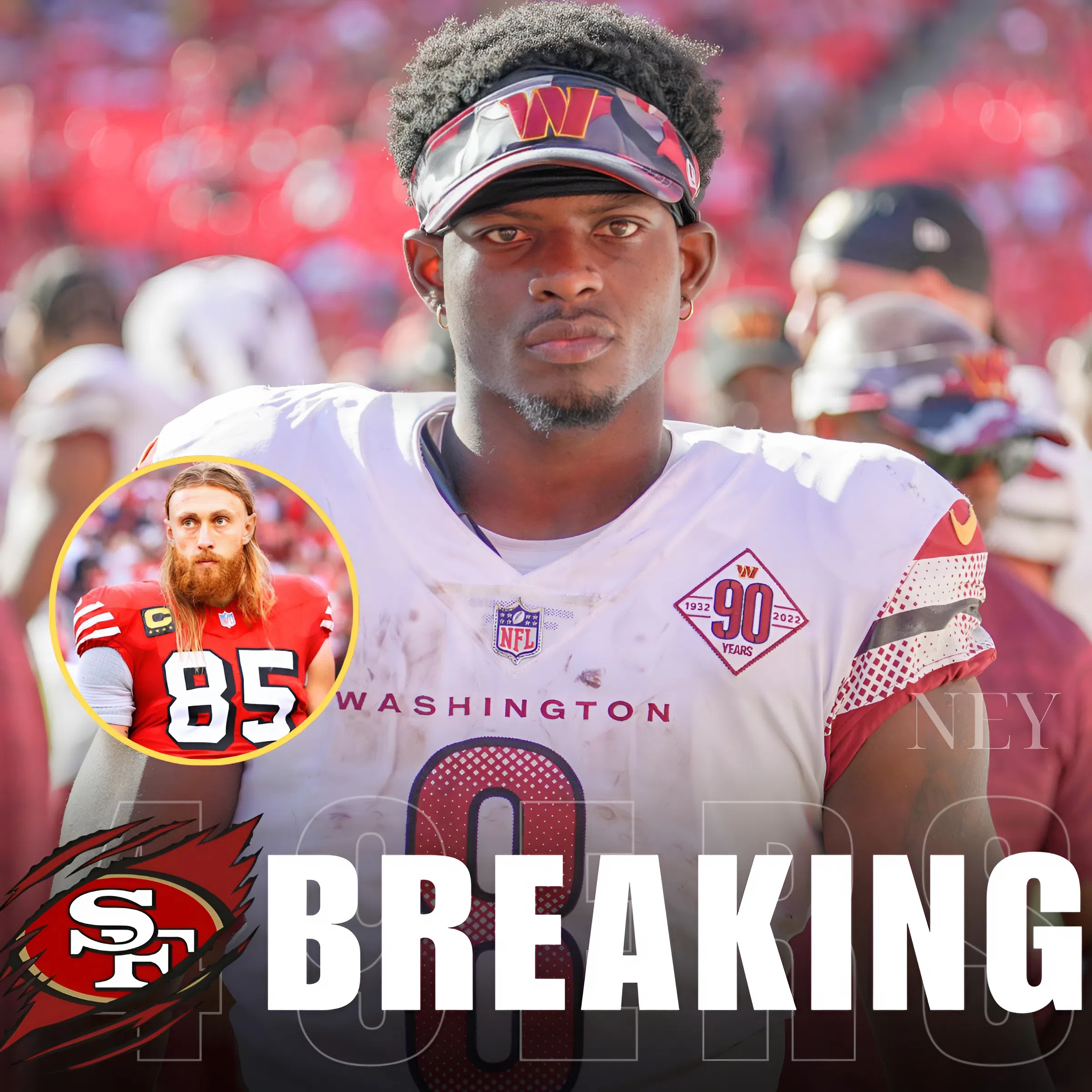 SH0CKING NEWS: In a surprise move, the 49ers have acquired RB Brian Robinson Jr. from Washington in exchange for a 2026 sixth-round pick. He is expected to serve as a key backup, easing the workload on Christian McCaffrey. However, George Kittle’s five-word statement has left everyone stunned... - ney